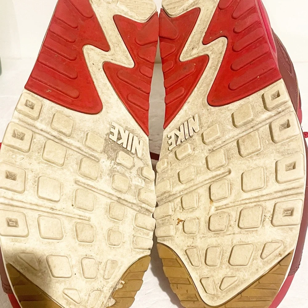 Nike Mens Size 11 Red Air Max 90 Iron Man 537384-607 Low Top Sneaker_8